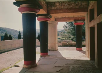 Vista del pórtico del Palacio, c.1500 a.C.
